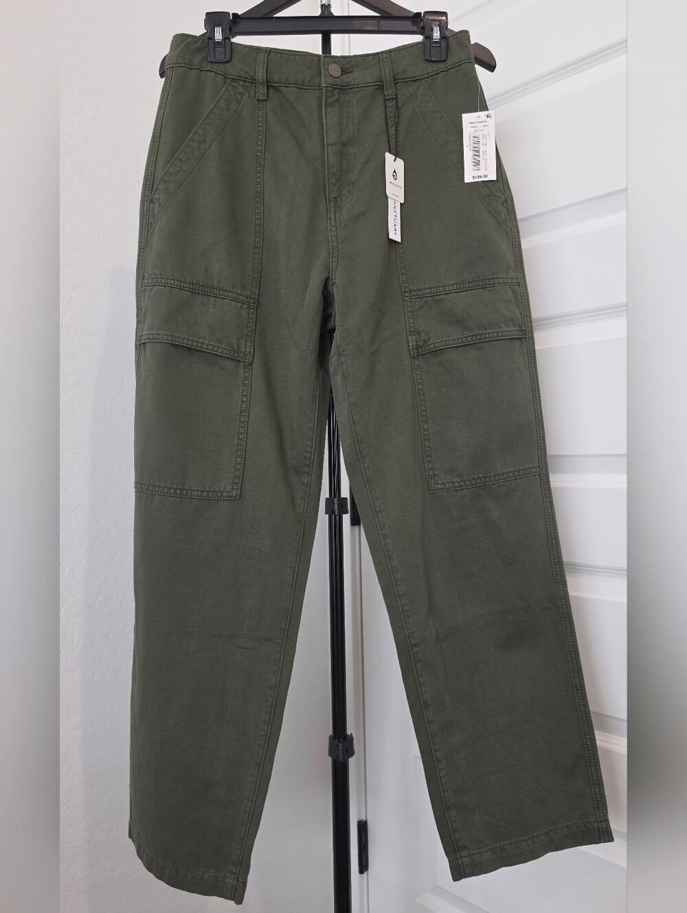NWT Sanctuary Kalamata Utility Cargo Pants Jeans Green Women's Size 27